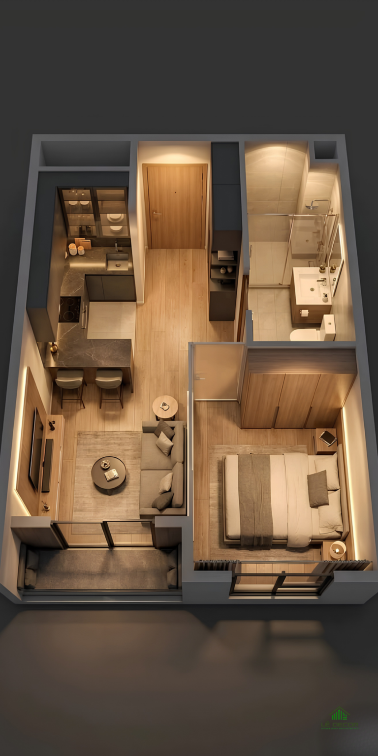 55+ Mẫu thiết kế nội thất chung cư 70m2 đẹp, chi phí tiết kiệm