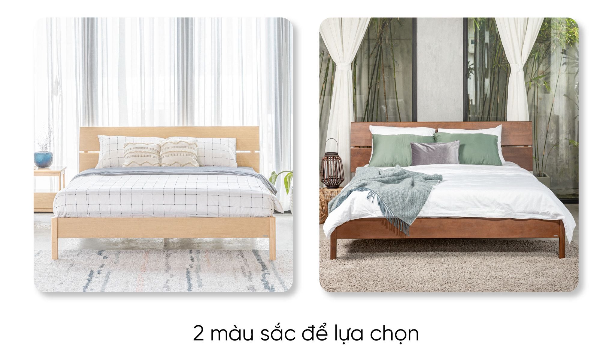 Giường VLINE nâu