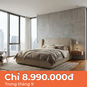 Giường Ngủ Bọc Da Cao Cấp Hiện Đại BLINK