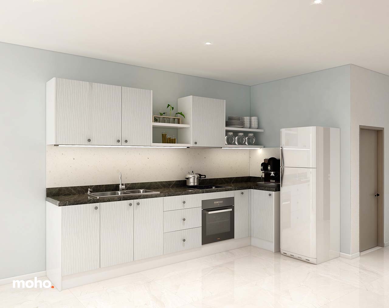 HỆ TỦ BẾP LE DECOR KITCHEN DÒNG ESSENTIAL 2