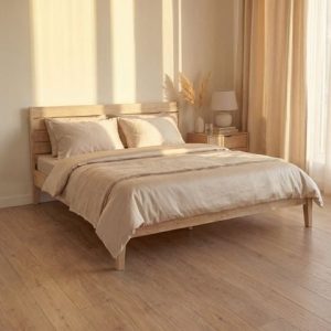 Giường Gỗ LIENA - Màu Tự Nhiên