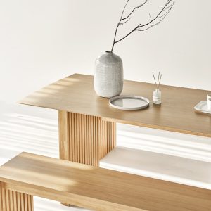 Bộ Bàn Ăn 6 Ghế Gỗ Tự Nhiên PLANK