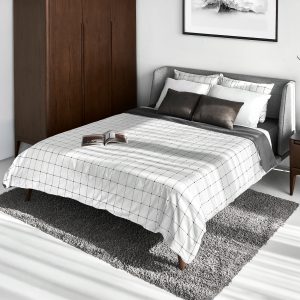 Giường Ngủ Bọc Vải 1m6 SCARLET - Signature