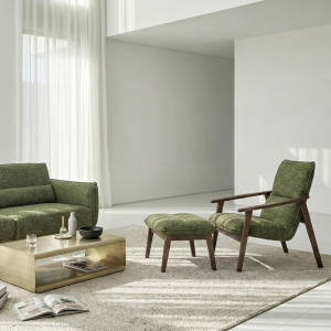 Ghế Armchair Thư Giãn Kèm Đôn OLLY