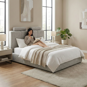 Giường Ngủ Bọc Vải Cao Cấp BOND
