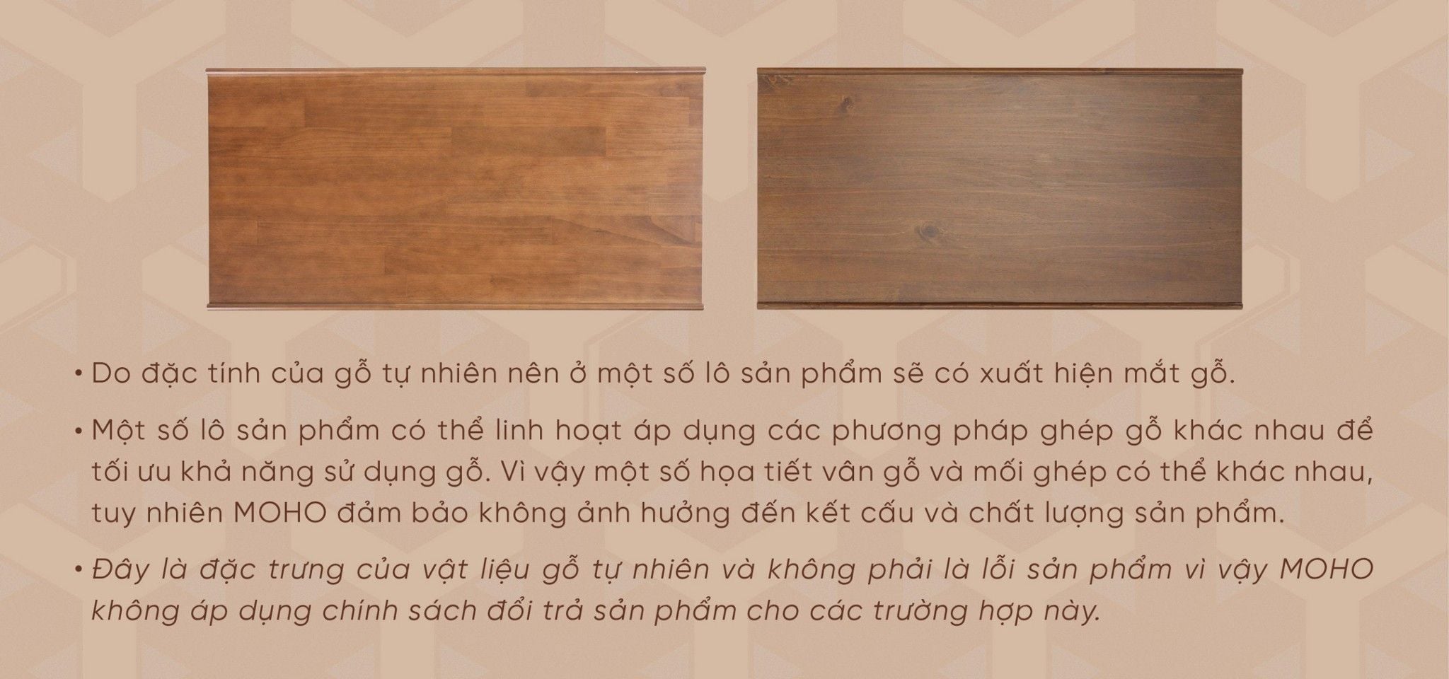 lưu ý sản phẩm
